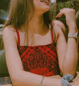 Korean Red Crop Top