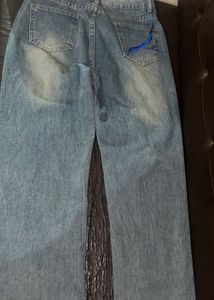 Y2k relaxed fit highly washed jeans