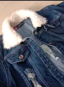 Demin Blue Jacket💙🧥✨And Cute Yellow Crop Top💛✨