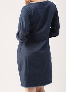 DressBerry Women A-line Blue Dress