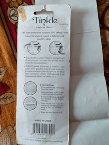 Tinkel Eeybrow &amp;Face Razor