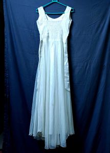 White Gawn Long Size
