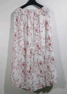 Red Printed Kurta Set