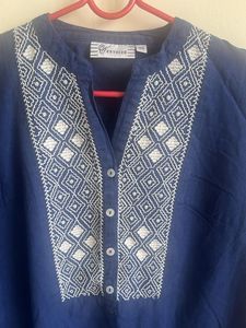 Westside Blue Short Kurta