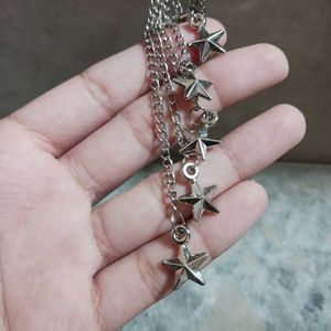 Long Hanging Star Earrings