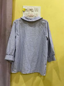 Striped Peter Pan Collar Shirt Bust 36-40