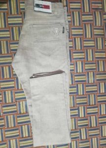 Men's Beige Jeans
