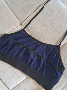 Navy Blue Sports Bra
