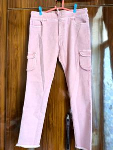 Pink Cargo Pants