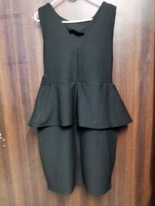 Black Peplum Dress