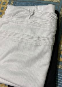 Elegant Black &amp; White Dupatta