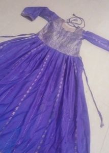 Navy Blue Long Gown