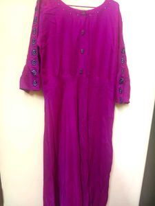 Elegant Purple Kurta