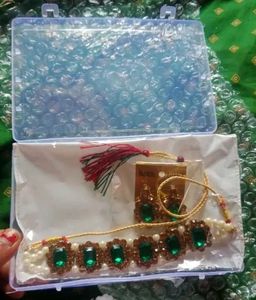 Green Sequin Lehenga Choli Set For Mehndi Sangeet