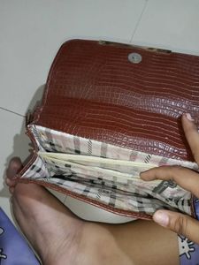 brown handbag crocodile pattern