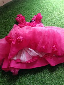 Beautiful Pink Baby Frocks For Party