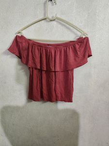 Women Peach Colour Top