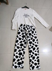 Dalmitian Print Cozy Night Suit Imported