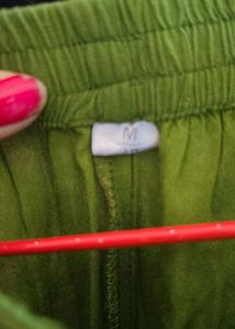 Green Embroidered Cord Set