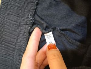 XL Size Black Trouser