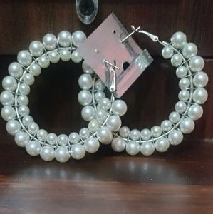 Beads Hoop Earrings