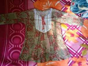 Boho Embroidered Tunic Top