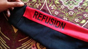Black Red Hooded Swetie For Boys