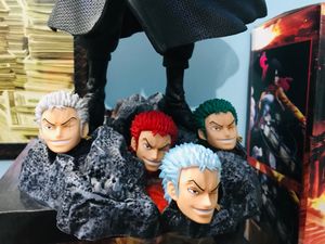 Zoro Action Figure With 4 Interchangeable Heads