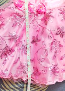 Pink Flower Girl Dress