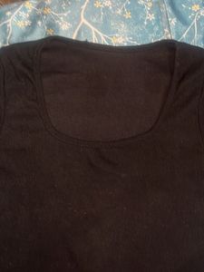 Black Long Sleeve Top