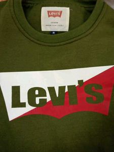 Levi's Green Crewneck Sweatshirt