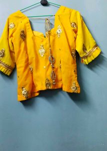 Yellow Lehenga Choli Set