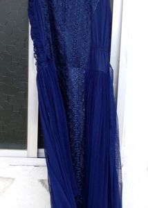 Elegant Blue Ethnic Gown