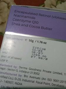 SkinInspired Retinol Night Cream
