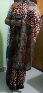 pure Georgette saree