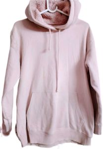 Soft Pink Fleece-Lined Hoodie (Unisex)