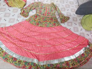Long Kurta Skirt Duptta Set