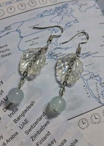 {Crystal Cascade Earrings}
