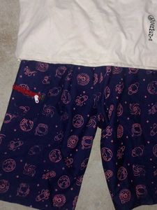 Streetwear T-Shirt &amp; Space Pants Set Pack Of 2