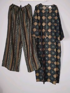 Elegant Kurta Palazzo Set