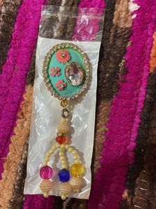 Decorative saree pin