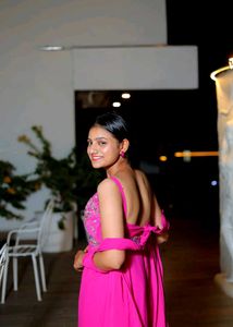 Elegant Pink Ethnic Gown
