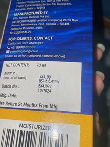 Aqualogica New Fluid Moisturiser