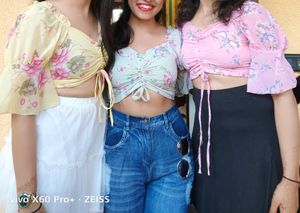 Cute Yellow Crop Top