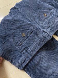polo Ralph lauren Blue Corduroy Flared Pants