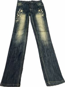 Embroidered Star Jeans