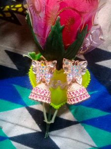 Butterfly Jhumka Earrings