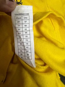 UCB Yellow Tshirt(0-1 Year)