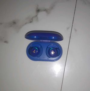 Blue Wireless Earbuds
