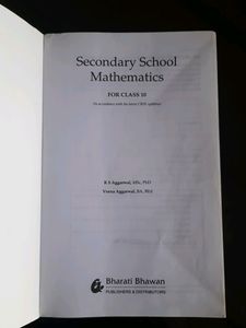 Class 10 Mathematics RS Aggarwal Textbook